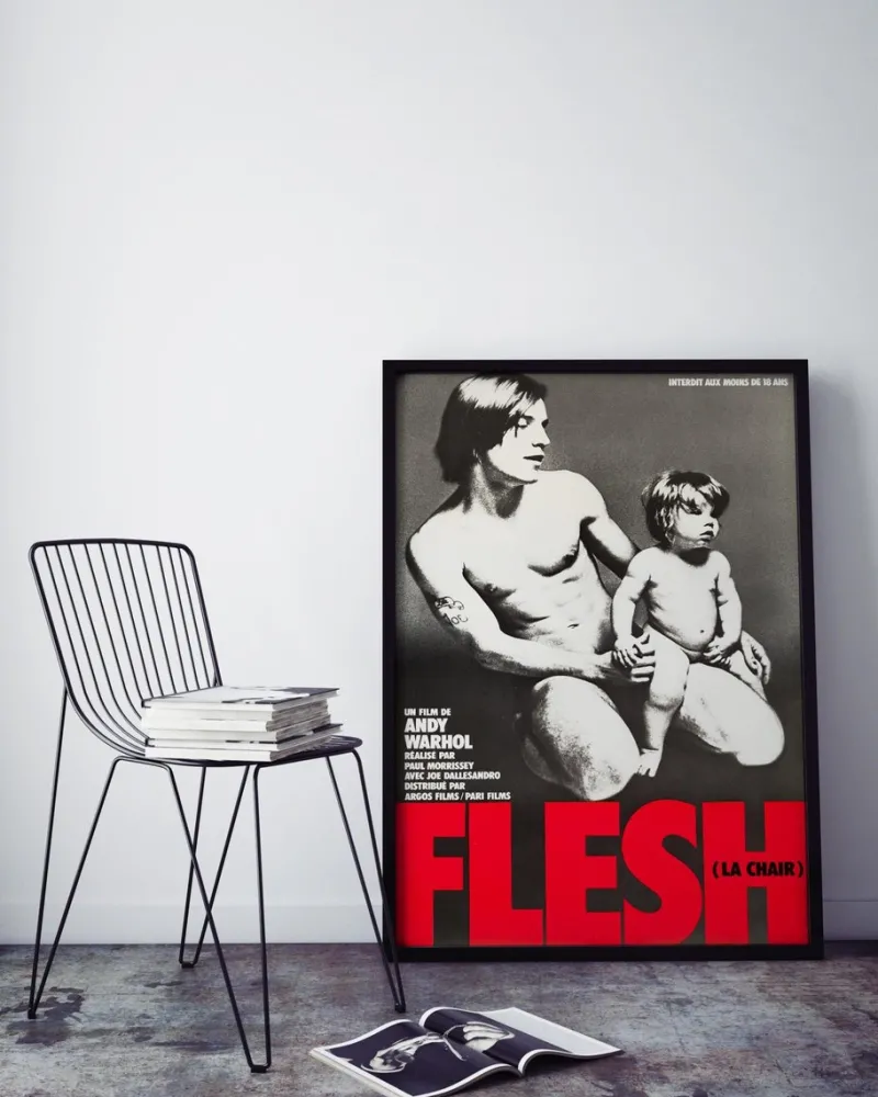 Pamono Andy Warhols Flesh Original Vintage Movie Poster, French, 1968> Posters
