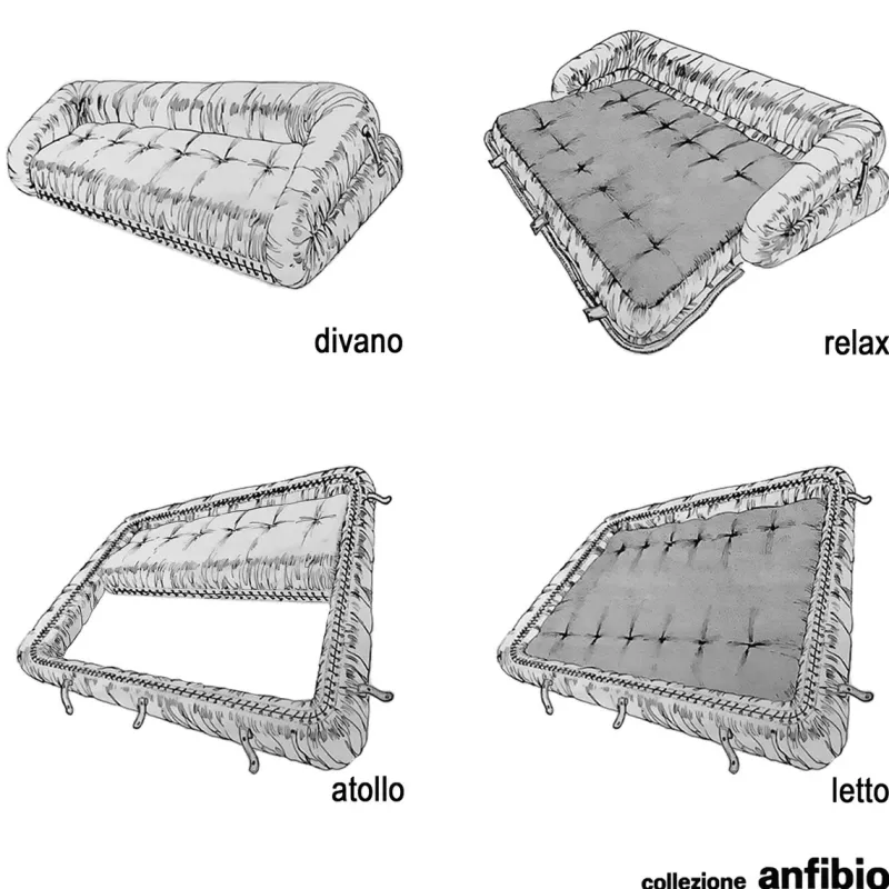 Discount Pamono Anfibio Sofa by Alessandro Becchi for Giovannetti Collezioni
