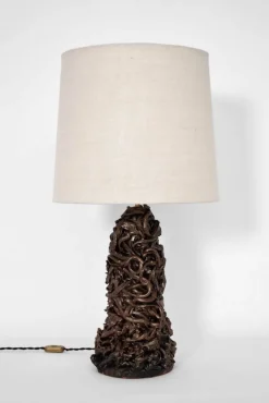 Pamono Angkor Brown Lamp by Barracuda Interiors> Table Lamps