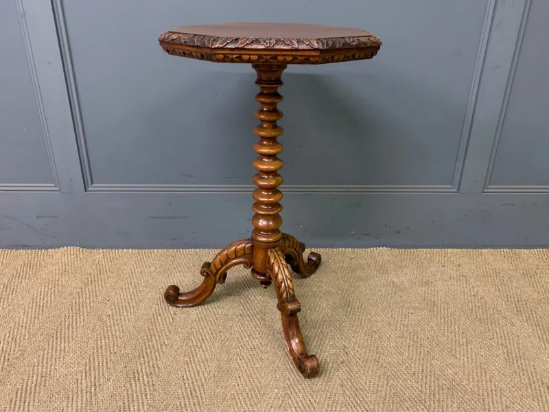 Discount Pamono Anglo Indian Tripod Wine Table in Rosewood, 1865