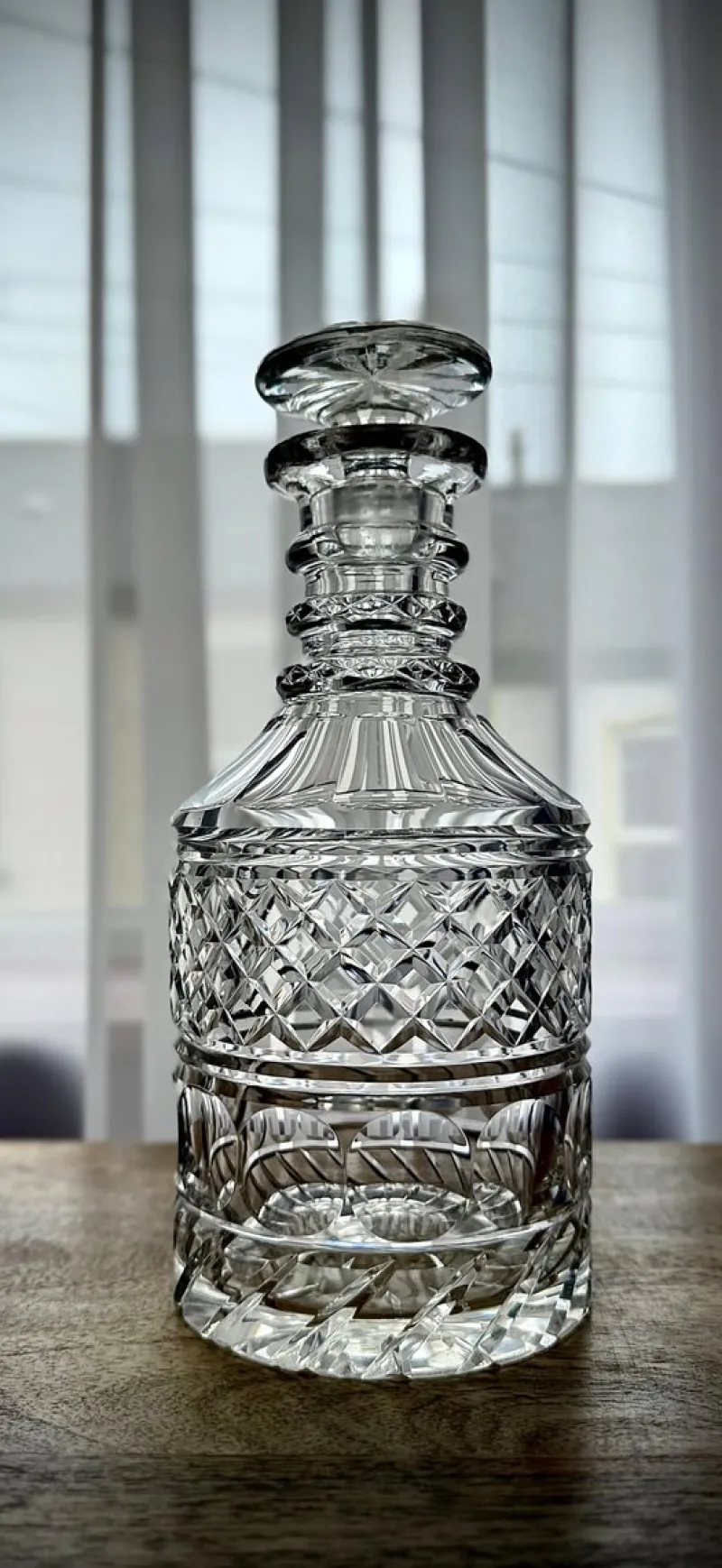 Pamono Anglo-Irish William IV Cut Glass Decanter, 1835> Bottles, Carafes & Jugs