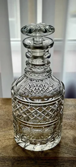Pamono Anglo-Irish William IV Cut Glass Decanter, 1835> Bottles, Carafes & Jugs