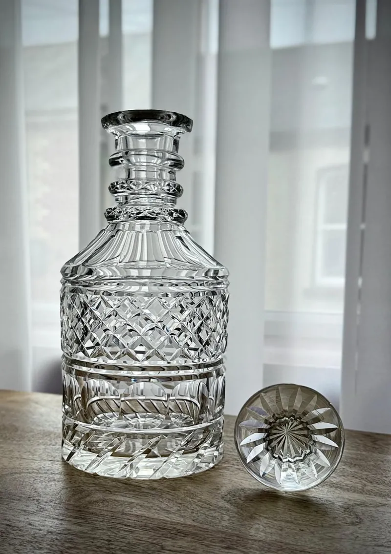 Pamono Anglo-Irish William IV Cut Glass Decanter, 1835> Bottles, Carafes & Jugs