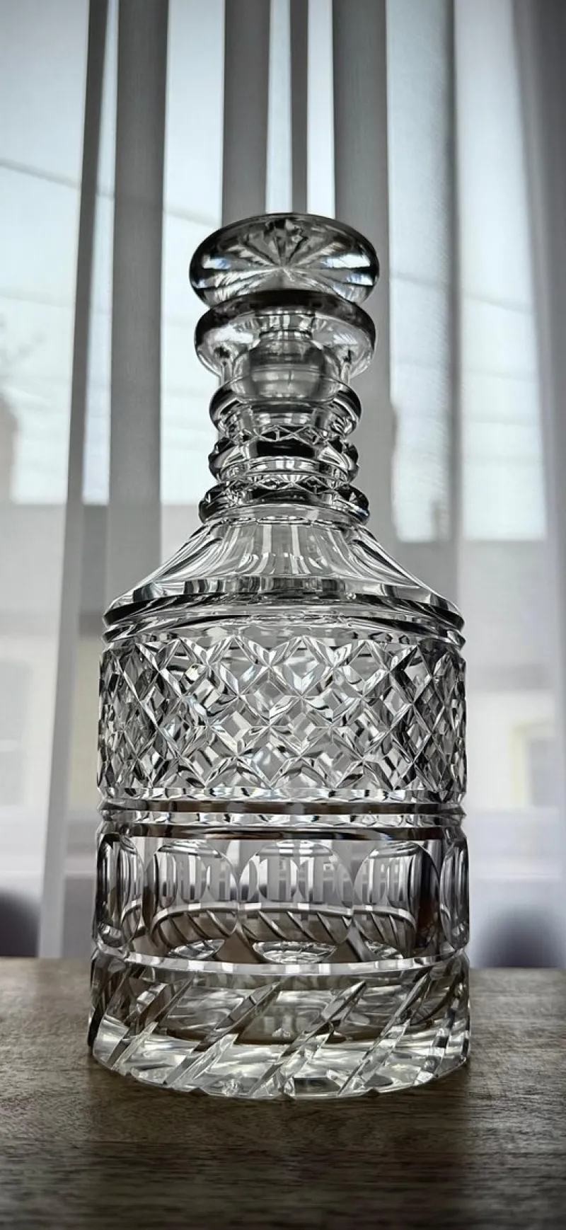 Pamono Anglo-Irish William IV Cut Glass Decanter, 1835> Bottles, Carafes & Jugs