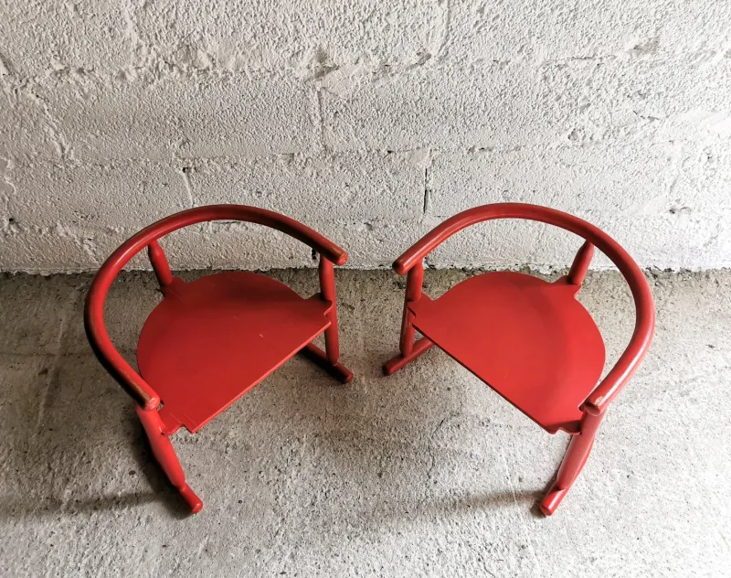 Clearance Pamono Anna Childrens Armchairs by Karin Mobring for Ikea, Sweden, 1960s, Set of 2