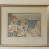 Pamono Anna Weingrün-Lieblich, Tiberias, 20th Century, Watercolor> Classical