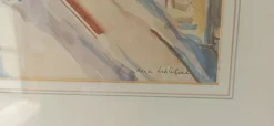 Pamono Anna Weingrün-Lieblich, Tiberias, 20th Century, Watercolor> Classical
