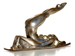 Discount Pamono Annie Fokker Cottreau, Woman Figure, 1930, Silver Bronze Sculpture