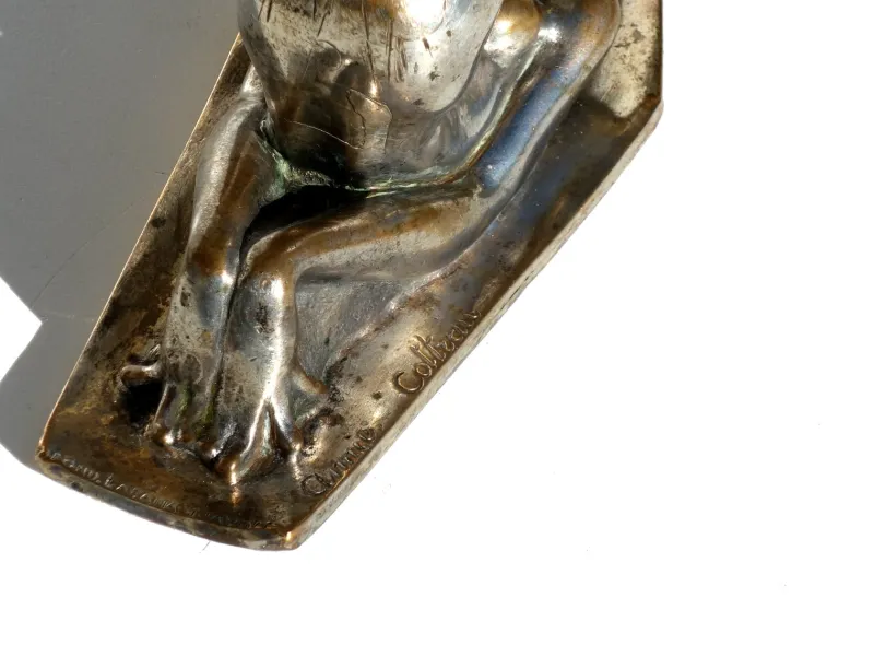Discount Pamono Annie Fokker Cottreau, Woman Figure, 1930, Silver Bronze Sculpture