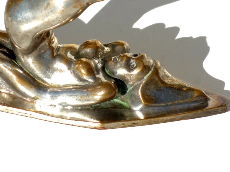 Discount Pamono Annie Fokker Cottreau, Woman Figure, 1930, Silver Bronze Sculpture