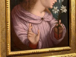 Online Pamono Announcing Angel, 1520s, Oil on Panel