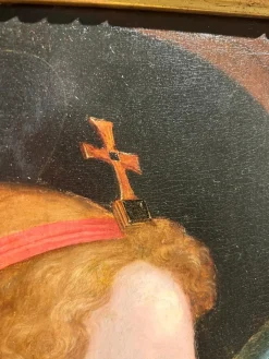 Online Pamono Announcing Angel, 1520s, Oil on Panel