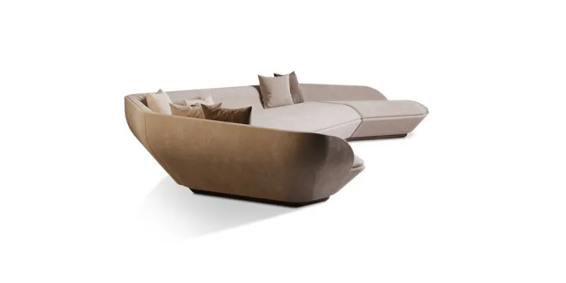 Outlet Pamono Antelope Canyon Corner Sofa by Alma De Luce
