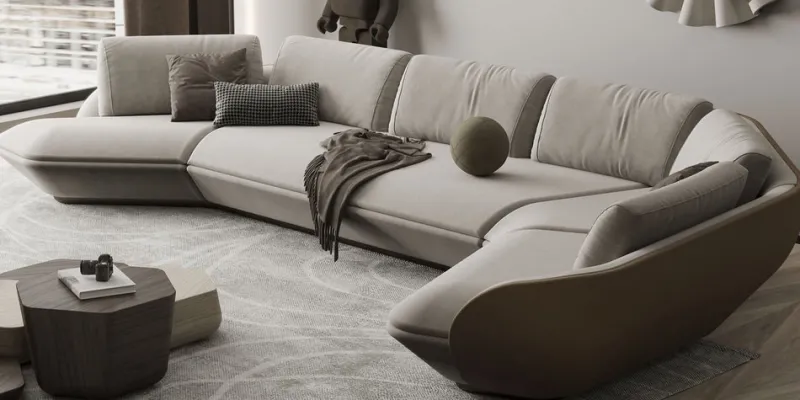 Outlet Pamono Antelope Canyon Corner Sofa by Alma De Luce