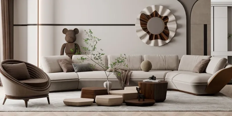 Outlet Pamono Antelope Canyon Corner Sofa by Alma De Luce