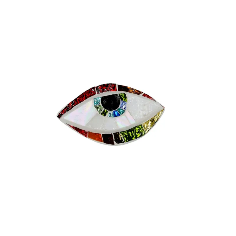 Clearance Pamono Anti Evil Eye Mosaic #36 Wall Sculpture by Ruth Minola Scheibler