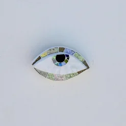Hot Pamono Anti Evil Eye Mosaic #33 Wall Sculpture by Ruth Minola Scheibler