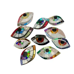 Pamono Anti Evil Eye Mosaic #15 Wall Sculpture by Ruth Minola Scheibler> Wall Decor