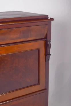 Pamono Antique Abattant Cabinet with Large Drawers, 1890s><noscript><img width=
