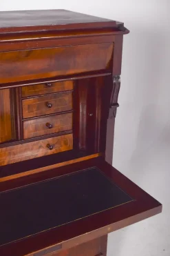 Pamono Antique Abattant Cabinet with Large Drawers, 1890s><noscript><img width=