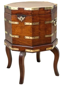 Outlet Pamono Antique Anglo Indian Georgian Padouk Cellarette, 1790