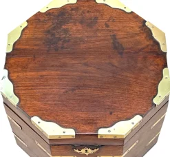 Outlet Pamono Antique Anglo Indian Georgian Padouk Cellarette, 1790