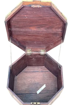 Outlet Pamono Antique Anglo Indian Georgian Padouk Cellarette, 1790