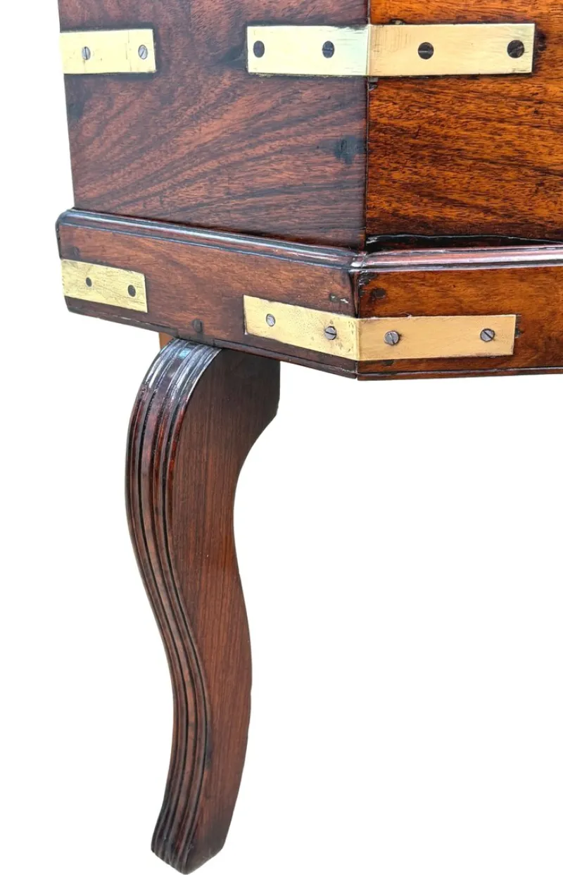 Outlet Pamono Antique Anglo Indian Georgian Padouk Cellarette, 1790