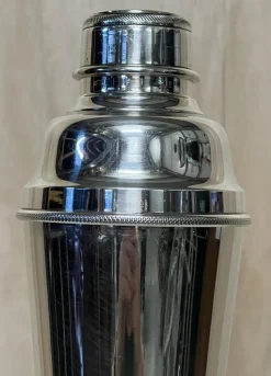 Pamono Antique Art Deco Silver Plated Cocktail Shaker from Asprey & Co London, 1920s> Dinnerware Accessories