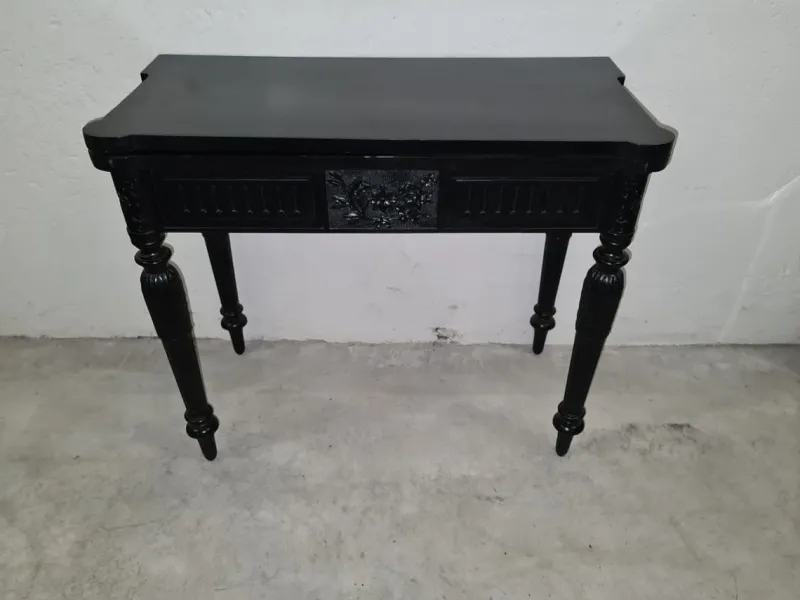 Pamono Antique Art Nouveau Black Game Table> Game Tables