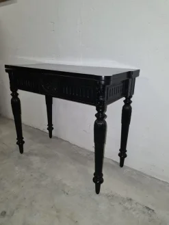 Pamono Antique Art Nouveau Black Game Table> Game Tables