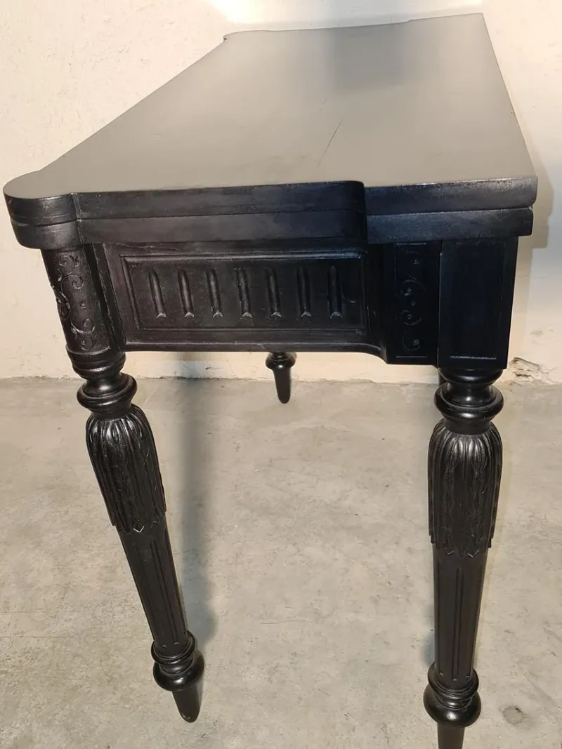 Pamono Antique Art Nouveau Black Game Table> Game Tables