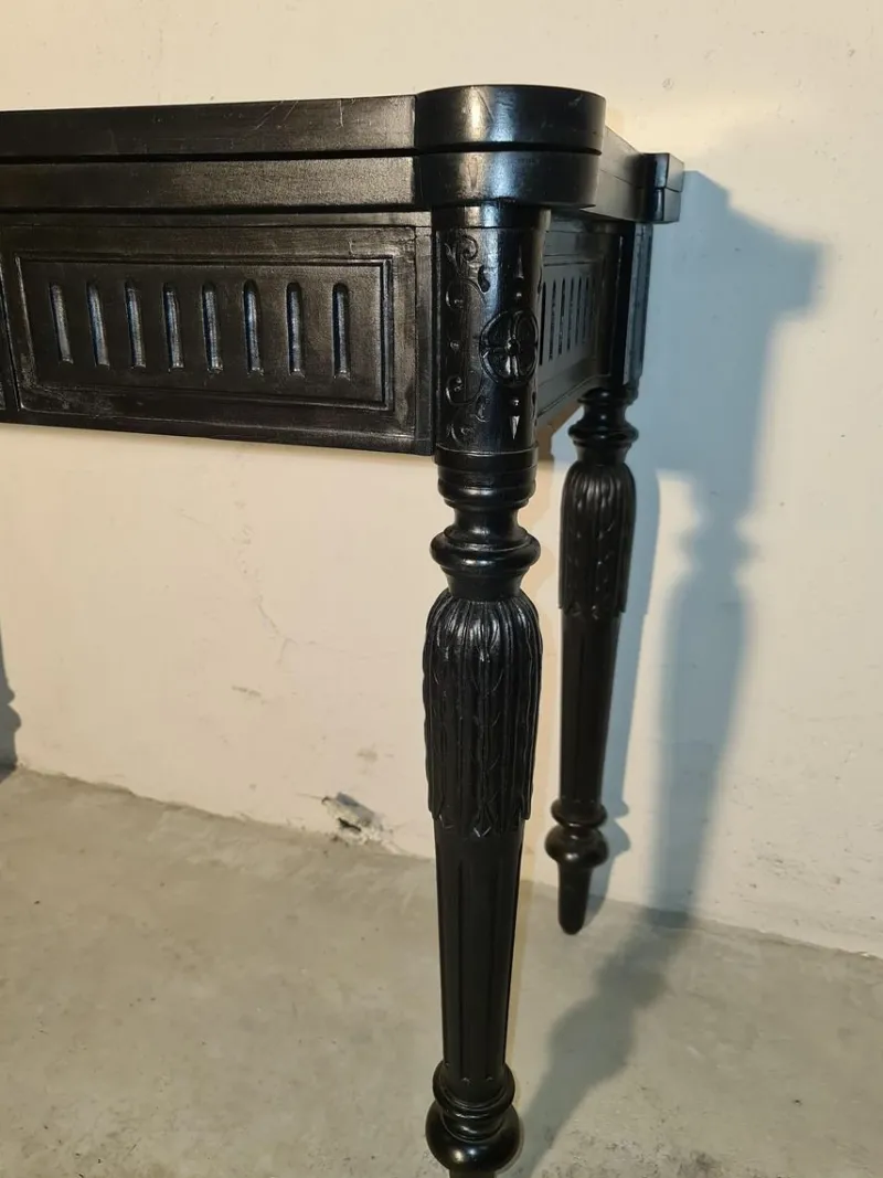 Pamono Antique Art Nouveau Black Game Table> Game Tables