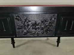 Pamono Antique Art Nouveau Black Game Table><noscript><img width=