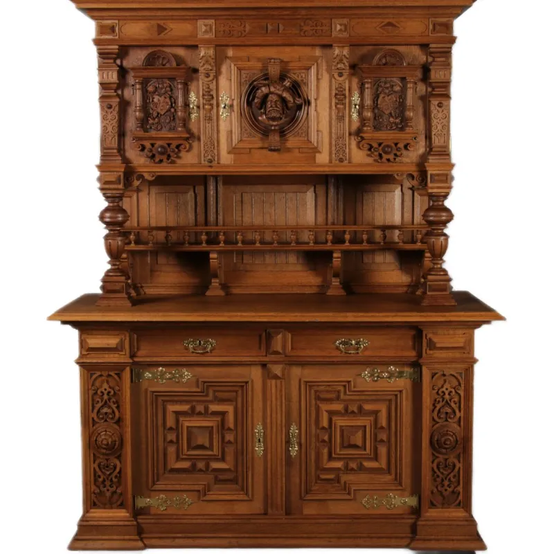 Hot Pamono Antique Art Nouveau Buffet, 1900