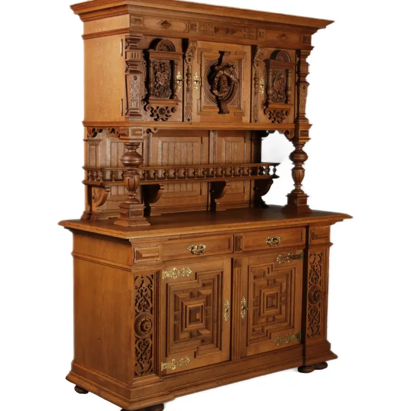 Hot Pamono Antique Art Nouveau Buffet, 1900