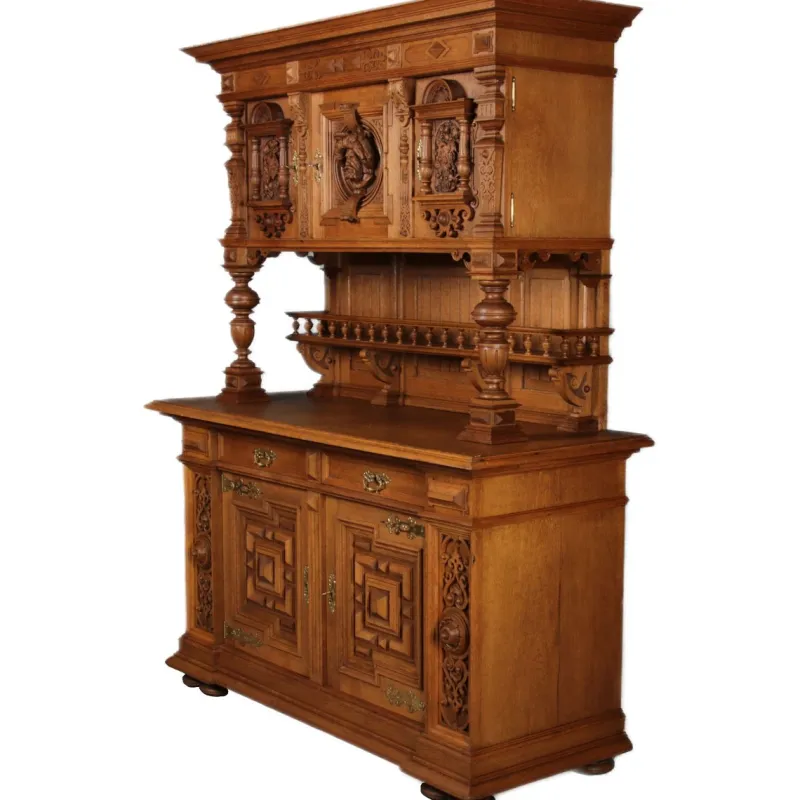 Hot Pamono Antique Art Nouveau Buffet, 1900