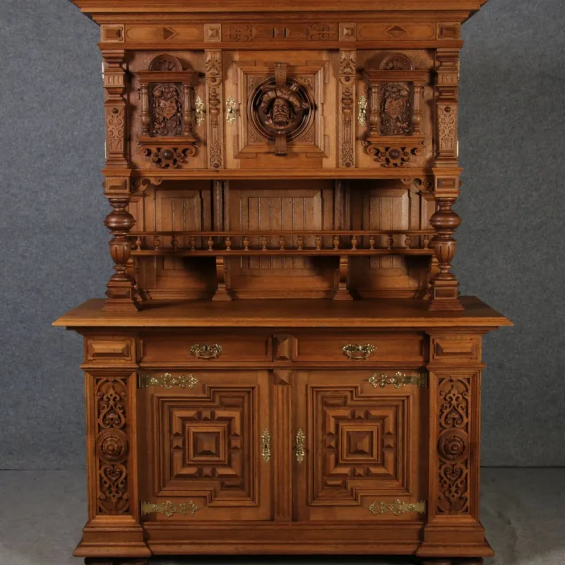 Hot Pamono Antique Art Nouveau Buffet, 1900