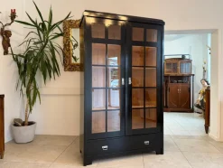 Pamono Antique Art Nouveau Display Cabinet, 1890s><noscript><img width=