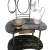 Pamono Antique Art Nouveau Dressing Table in Black Marble, 1890s> Dressing Tables
