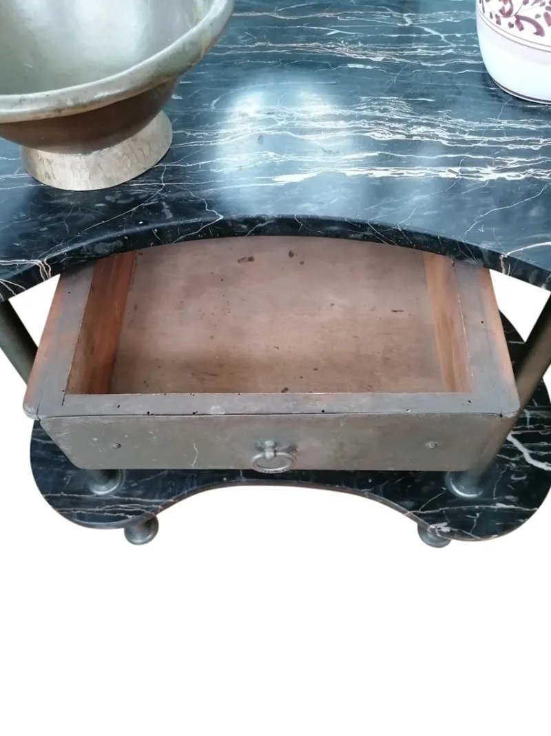 Pamono Antique Art Nouveau Dressing Table in Black Marble, 1890s> Dressing Tables