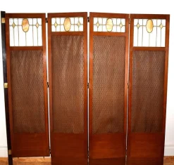 Best Pamono Antique Art Nouveau Folding Screen, Vienna