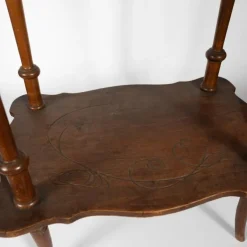 Pamono Antique Art Nouveau Hand Craved Wooden Dressing Table with Mirror> Dressing Tables