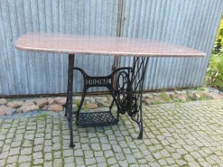 Pamono Antique Art Nouveau Marble Table> Garden Tables