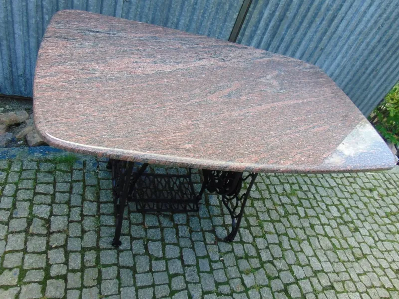 Pamono Antique Art Nouveau Marble Table> Garden Tables