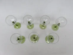 Pamono Antique Art Nouveau Wine Glasses, Set of 7><noscript><img width=