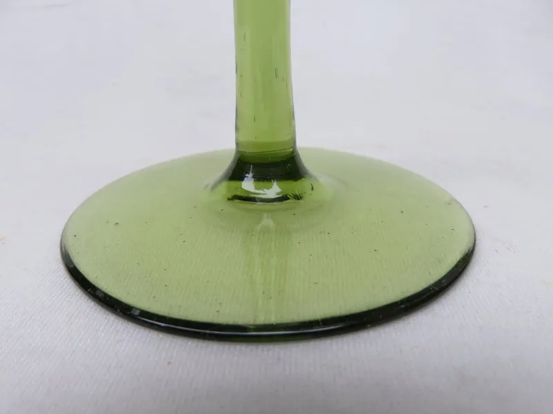 Pamono Antique Art Nouveau Wine Glasses, Set of 7> Glassware