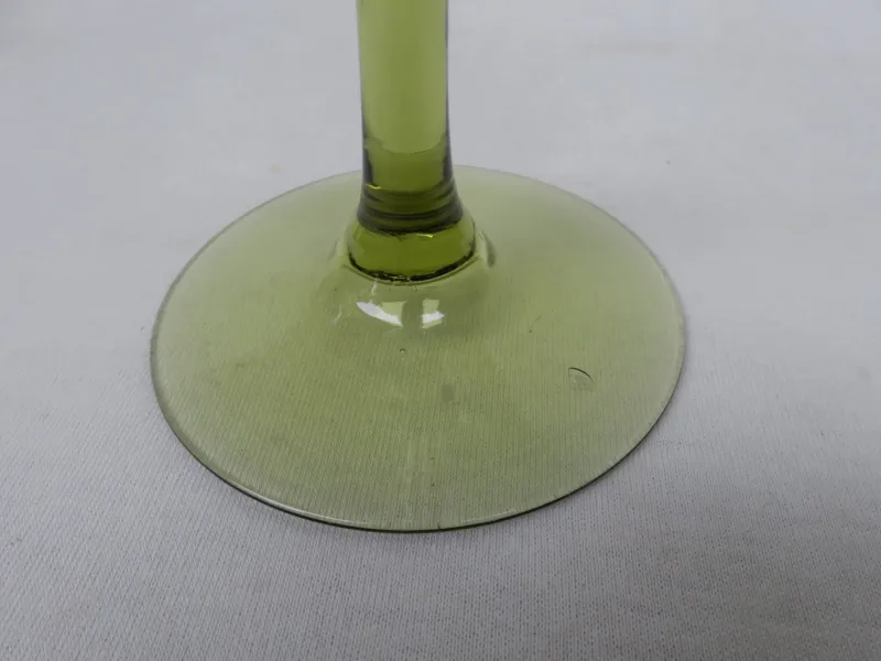 Pamono Antique Art Nouveau Wine Glasses, Set of 7> Glassware