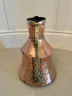Pamono Antique Arts & Crafts Copper and Brass Milk Jug> Bottles, Carafes & Jugs