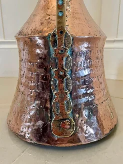 Pamono Antique Arts & Crafts Copper and Brass Milk Jug><noscript><img width=